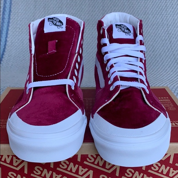 VANS SK8-Hi REISSUE 13 Velvet Beet Red l/True Whit - Picture 6 of 16